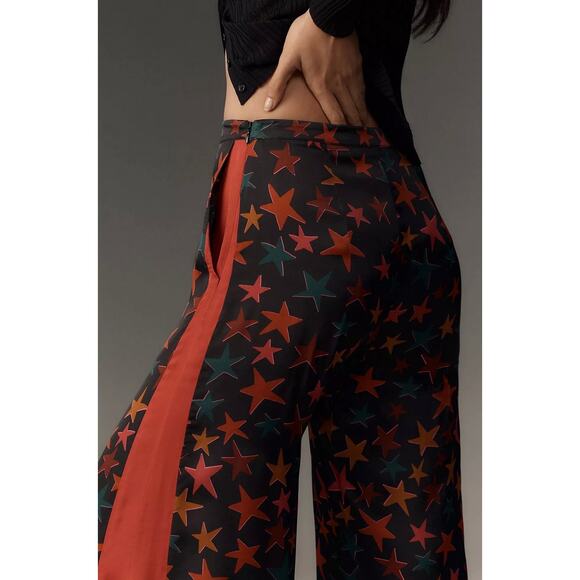 FARM Rio Star Print Wide Leg Pants - Picture 2 of 4